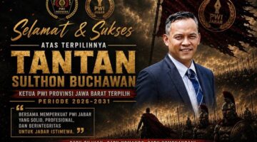 Tantan Sulthon Bukhawan terpilih sebagai Ketua PWI Jawa Barat periode 2026-2031