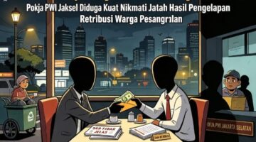 Bobrok Moral! Oknum Pengurus Pokja PWI Jaksel Diduga Nikmati Uang Haram Retribusi Sampah Pesanggrahan